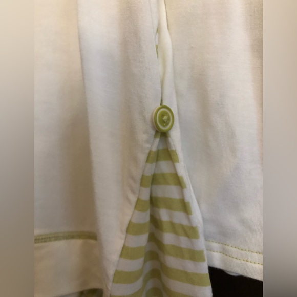 Beautiful soft Matilda Jane Womens tunic size medium ivory layered look green - Picture 5 of 6